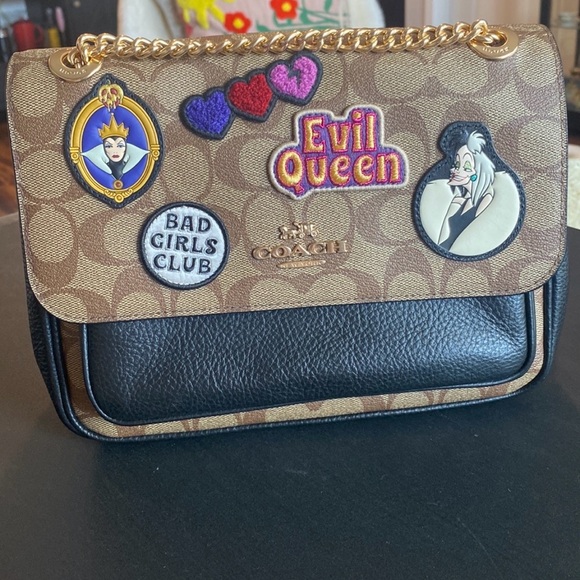 Coach Disney Villians Leather Handbag NWT - Picture 1 of 14